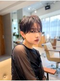マッシュショート　刈り上げマッシュショート　ハンサムショート