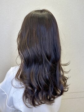 松本平太郎美容室 銀座本店 イノアカラー×カーキベージュ