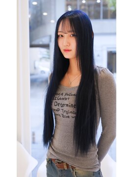 ハイブ 金沢(Hive) 10代20代ブリーチハイトーンブルーブラック