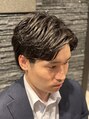 ヒロギンザ 恵比寿店(HIRO GINZA) 毛流れのあるフェザーパーマです！かっこよくきまるスタイルに！