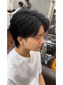 曲がる縮毛矯正　センターパート　ニュアンスパーマ