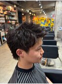 メンズカットパーマ/ニュアンスパーマ/フェザーパーマ[北千住]