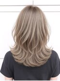 #ミルクティーベージュ#レイヤー#ブリーチ