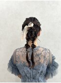 【qumu MARIKO】ポニーテールツインアレンジ
