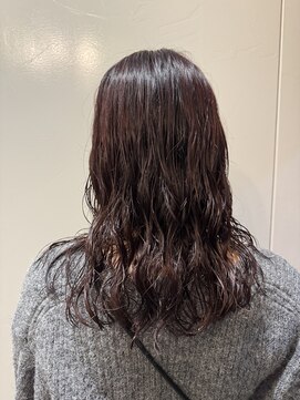 モナン 渋谷(Monan) ミディアムパーマ ナチュラルパーマ ゆるふわ 簡単スタイリング