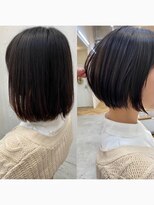 ロミー 本厚木(ROMMY.)&nbsp;ショートボブ暗めカラーダークアッシュ髪質改善◎20代～50代