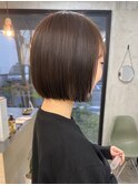 ミニボブ　ベージュ