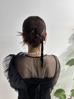 モリオフロムロンドン 大宮店(morio from London)&nbsp;【大宮】結婚式リボン×タイトカチモリヘアセット