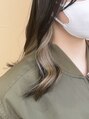 アグ ヘアー シール 大館店(Agu hair seal)&nbsp;イヤリングカラー/クオルシアで作る艶感ベージュ