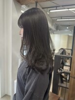 エル バイ ホーム(L by HOME)&nbsp;ミントグレージュ ワンカール レイヤーカット