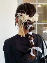 キャパサウス 春日 大野城店(CAPA south) お呼ばれヘア 成人式ヘア 卒業式ヘア 和装ヘア 編み下ろし 10代