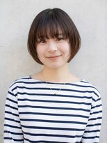 バサ 新所沢店(BASSA) 大人可愛い丸みショートボブ×透明感カラー【大人気★小顔見え】