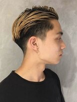 トイロ 渋谷(Toiro)&nbsp;メンズダブルカラーハイトーン2ブロック刈り上げ
