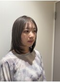 【小顔×透明感】顔周りレイヤー×シークレットハイライト
