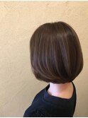 ひし形シルエットボブ
