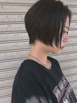 ブルー(BLUE) #BLUE ハンサムショート