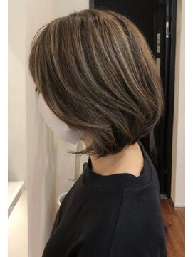 ネックス 表参道本店(nex) 【nex表参道】白髪染め ハイライト グレージュ