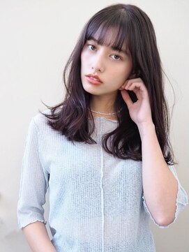 カナン 銀座(CANAAN) Aライン　ミディアム　艶カラー 地毛風カラー