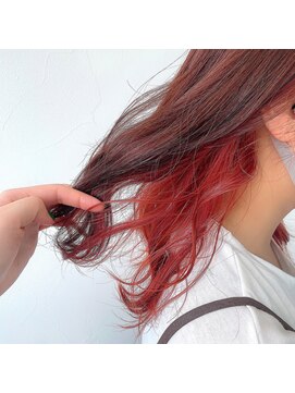 テクライズ 豊橋店(TECHRISE) ☆ダブルオレンジインナーカラー！オレンジブラウン☆