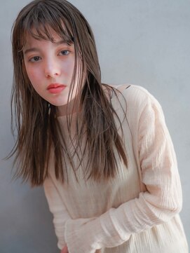 カンナ(Canna) ロング/前髪/ストレート/マロンベージュ/髪質改善/tokio/20代