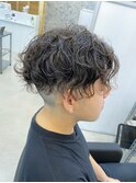 無造作パーマ