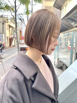 ヌード(NUDE) 「NUDE」#ミニボブ10代20代30代40代 大人フェミニン前下りボブ