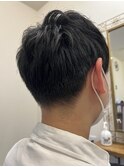 ハサミ刈り上げ