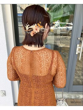 マメ(mame) hair arrange/hair set/暖色カラー/ bob