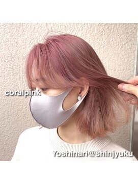 ワット 原宿店(W) 原宿髪質改善ベージュカラーブリーチなし韓国レイヤーハイライト