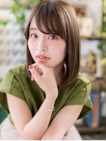 カバーヘア ブリス 川口(COVER HAIR bliss)&nbsp;★斜めバング美髪ワンカール前下がりロングボブ20代30代40代★8