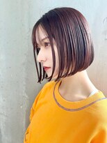 リタ(Lita)&nbsp;☆ミニボブ  切りっぱなしボブ　オレンジブラウン