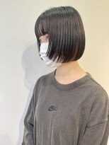 インビテーション 名古屋(invitation)&nbsp;◎ミニボブ/グレーアッシュ