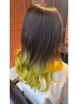 バックボッカー(BACK BOCKER)&nbsp;グレー＋イエローグラデーション