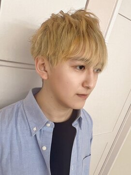 エレラビューティー(ELERA beauty) メンズ/爽やかショート/ハイトーン[ビフォーアフター]