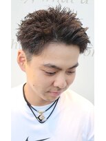 六本木美容室 白金店&nbsp;スパイキーショート/ベリーショート/黒髪/マッシュ
