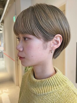 クリアオブヘアー リット(CLEAR of hair LiT)の写真/前髪や顔周りの動きがPointのショートスタイル！個性を活かしアナタだけの特別なStyleをご提案します◎