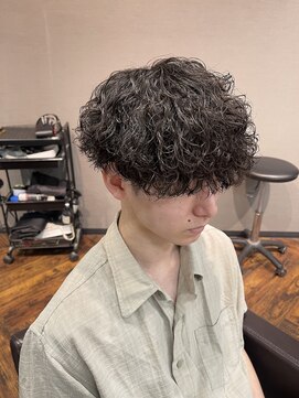 スキル(SKILL) 波巻きツイスパ 波巻き 福岡メンズパーマ