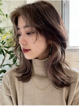 サイン 渋谷(SIGN) レイヤーカットイヤリングカラーインナーカラーケアブリーチ