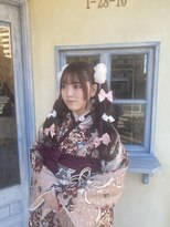 エイミーバイアフロート(amie by afloat) 成人式◯ツインテール