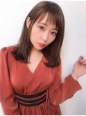 大人オン眉カット