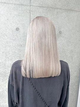 フリーラ 表参道(freera) ブリーチダブルカラーホワイトカラーインナーカラー裾カラー艶髪