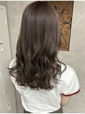 ヘーゼルナッツカラー ブリーチ無しWカラー/オリーブベージュ