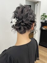 ヘアアレンジ/お呼ばれヘア/ヘアセット/ヘアメイク