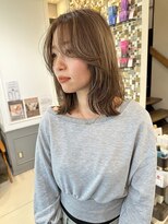 ネオリーブアイム 横浜西口店(Neolive aim)&nbsp;レイヤーカット_ハイライト_ケアブリーチ_大人レイヤー