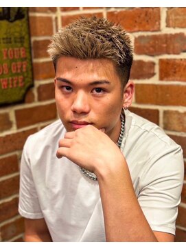 ヒロギンザバーバーショップ 神楽坂店(HIRO GINZA BARBER SHOP) アップバンクショート