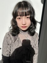 ココ 原宿(KOKO)&nbsp;デジタルパーマレイヤーカットミニウルフチェリーブラウン