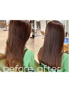 【京橋】髪質改善ストレートで最高に扱いやすい日々を。地毛っぽく、仕上がるストレートでお悩みを解決！