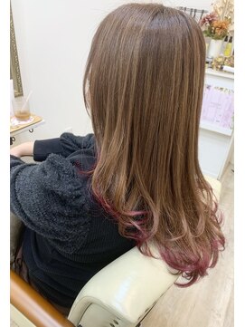 ミミ(MIMI) レイヤーカット×エンドカラー♪