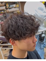 カーニー 上野(kearny)&nbsp;シャドウパーマニュアンスパーマ波巻きスパイラルパーマ