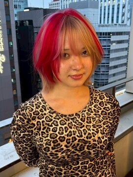 ベレーザ 渋谷(BELEZA) 12747韓国ニュアンスカラーブリーチデザインレイヤーハイトーン